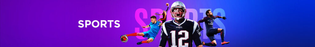 MWIN8 Sports Betting Banner featuring football, basketball, and American football athletes