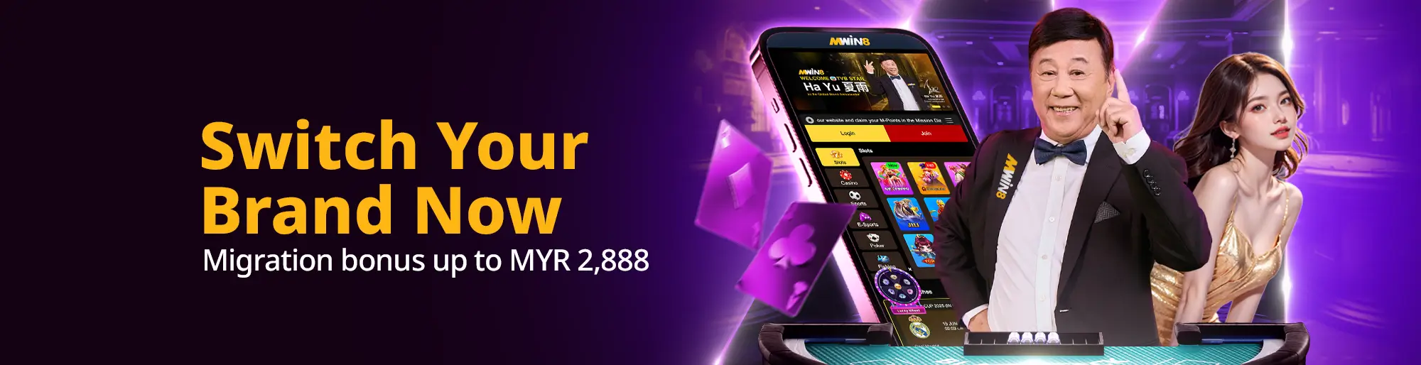 Switch your brand to MWIN8 — Malaysia’s trusted online casino platform with full Curacao licensing and partnership opportunities