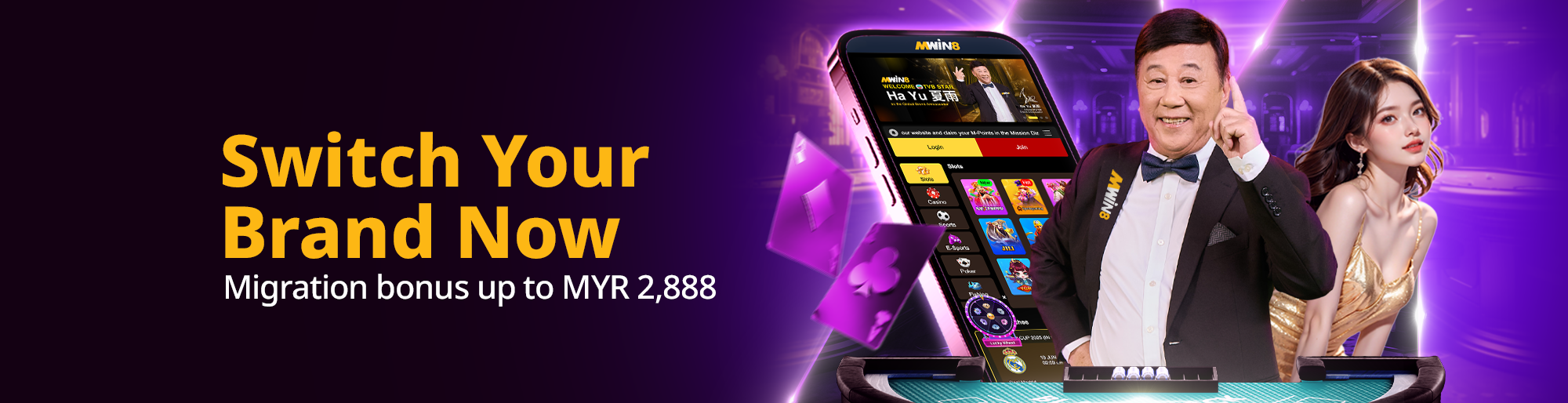 Switch your brand to MWIN8 — Malaysia’s trusted online casino platform with full Curacao licensing and partnership opportunities